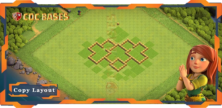 Coc Bases Wall Clash of Clans TH5 Trophy Base