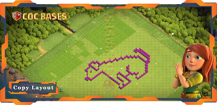 Coc Bases Wall Clash of Clans TH6 Funny Base