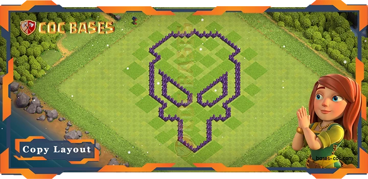 Coc Bases Wall Clash of Clans TH7 Funny Base