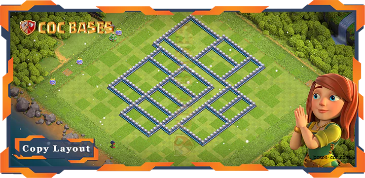 Town Hall 12 Base #25