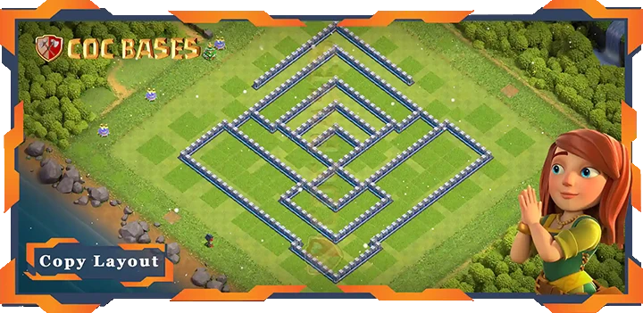 Town Hall 12 Base #43