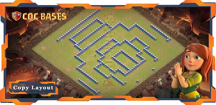 Town Hall 12 Base #53