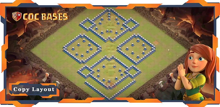 Town Hall 12 Base #52