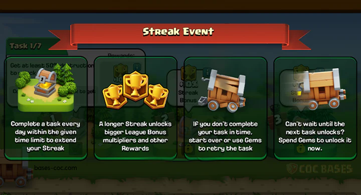 welcome streak event
