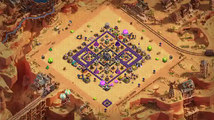 wild west scenery full view