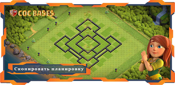 COC базы стен Clash of Clans Анти-ВоздухАнти-ЭлектроАнти-Воздушный шарАнти-Дракон базы TX8