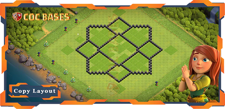 Town Hall 08 Base #44