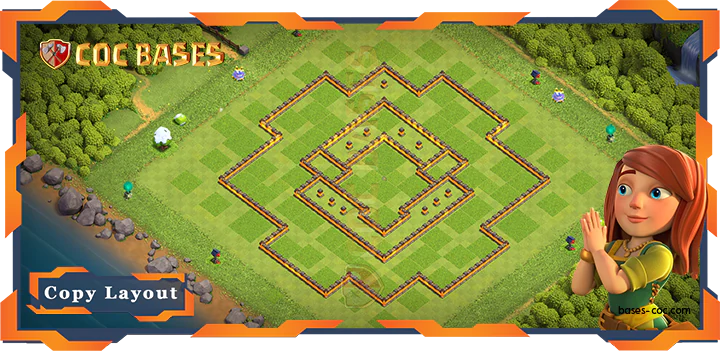 Town Hall 10 Base #34