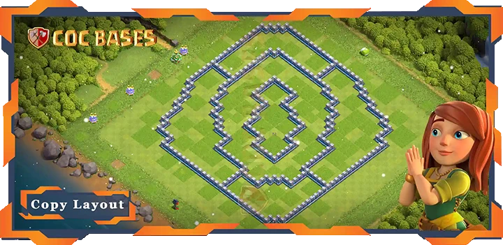 Town Hall 12 Base #60