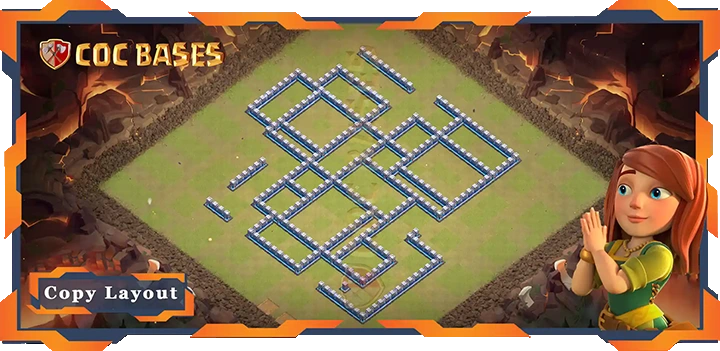 Town Hall 12 Base #57