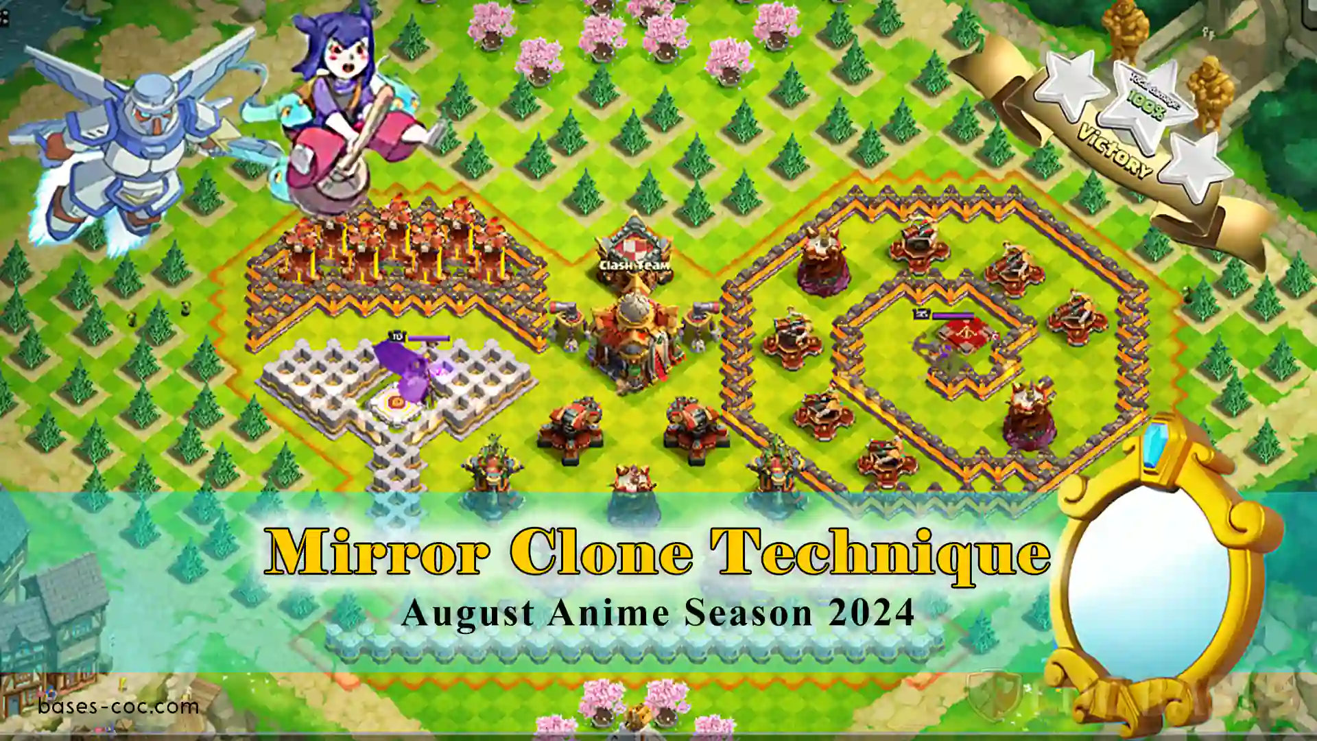 Clash of Clans Mirror Clone Technique - Anime Season 2024