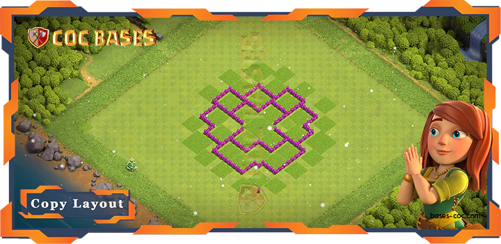 Town Hall 6 Base#55