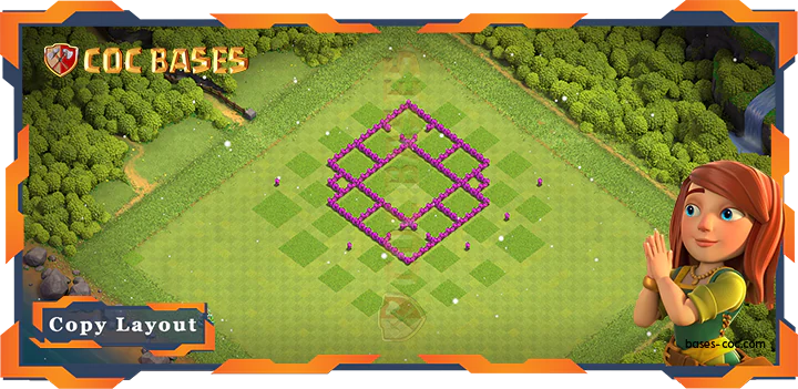 Town Hall 6 Base#56