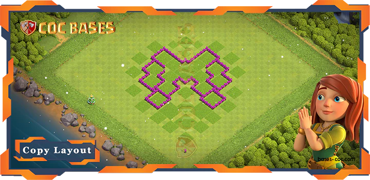 Town Hall 6 Base#58