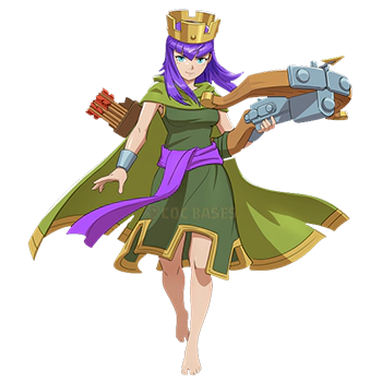anime queen skin