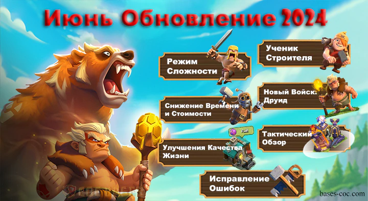 Июнь Обновление 2024