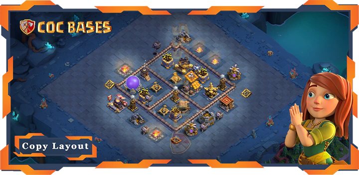 Bases 2.0 Builder Hall 10 Base#41