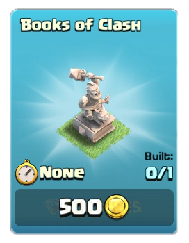 Books of Clash Statue