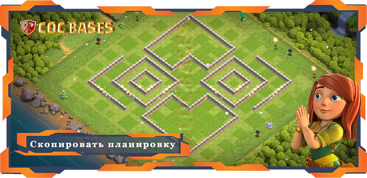COC базы стен Топ Фарм база tx11 со ссылкой, Гибридные, Анти Воздух Электродракон - Clash of Clans (21)