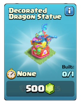 Decorated Dragon Statue