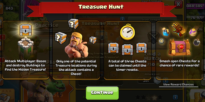 The Treasure Hunt Event 2 Treasure Hunt is live now