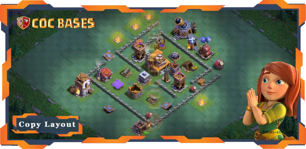 Best Builder Hall Level 4 Base with Link - Clash of Clans BH04 (16) 10 Best Builder Hall Level 4 Base with Link - Clash of Clans BH04 (16)