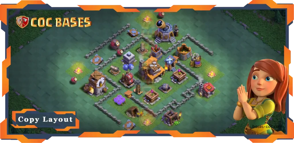 Best Builder Hall Level 4 Base with Link - Clash of Clans BH04 (17) 7 Best Builder Hall Level 4 Base with Link - Clash of Clans BH04 (17)