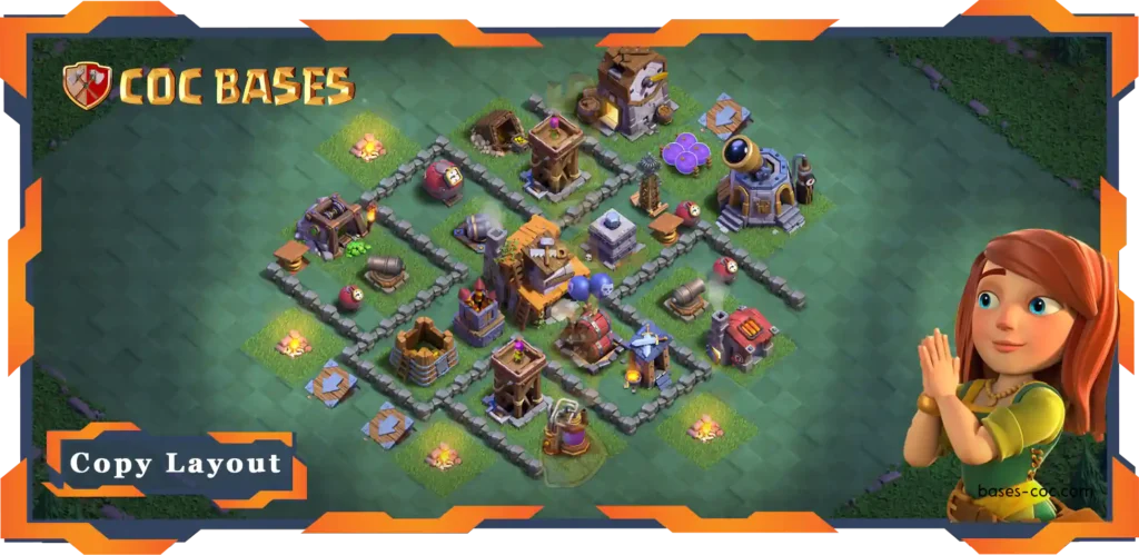 Best Builder Hall Level 4 Base with Link - Clash of Clans BH04 (19) 1 Best Builder Hall Level 4 Base with Link - Clash of Clans BH04 (19)