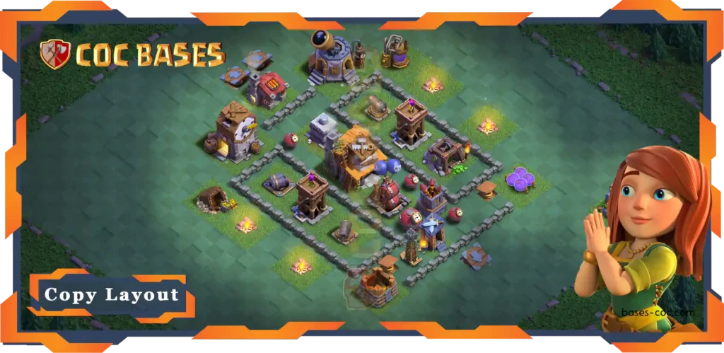 Best Builder Hall Level 4 Base with Link - Clash of Clans BH04 (23) 25 Best Builder Hall Level 4 Base with Link - Clash of Clans BH04 (23)