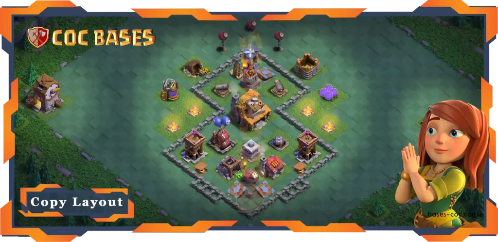 Best Builder Hall Level 4 Base with Link - Clash of Clans BH04 (26) 16 Best Builder Hall Level 4 Base with Link - Clash of Clans BH04 (26)