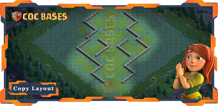 Coc Builder Bases Wall Best Builder Hall Level 5 Base with Link - Clash of Clans BH05 (18)