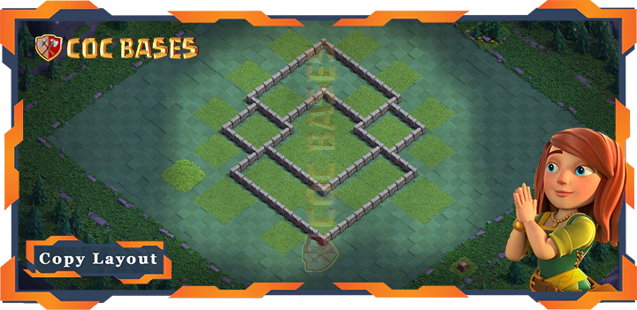 Coc Builder Bases Wall Best Builder Hall Level 5 Base with Link - Clash of Clans BH05 (21)