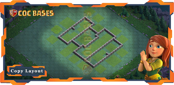 Coc Builder Bases Wall Best Builder Hall Level 5 Base with Link - Clash of Clans BH05 (22)