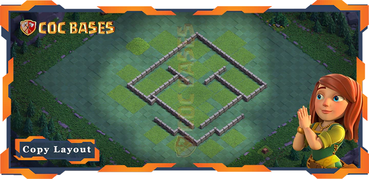 Coc Builder Bases Wall Best Builder Hall Level 5 Base with Link - Clash of Clans BH05 (24)