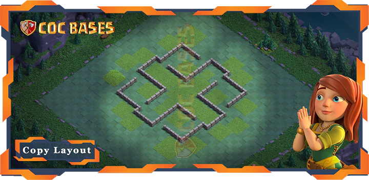 Coc Builder Bases Wall Best Builder Hall Level 5 Base with Link - Clash of Clans BH05 (25)