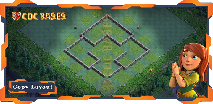 Coc Builder Bases Wall Best Builder Hall Level 5 Base with Link - Clash of Clans BH05 (28)