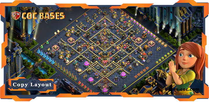 Best base TH16 with Link, Anti 2 stars, Anti 3 stars, Anti Air Layout - Clash of Clans (06) [Updated]