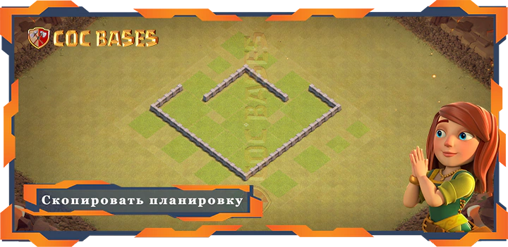 COC базы стен Clash of Clans Военные базы Tx3 - КВЛ (Клановая война лига) базы