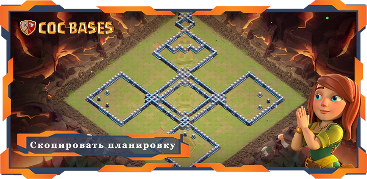 COC базы стен Топ Военная база ТХ14 с ссылкой, Анти 3 Звезды, Военные КВЛ, Анти-Воздух Электродракон планировка - Clash