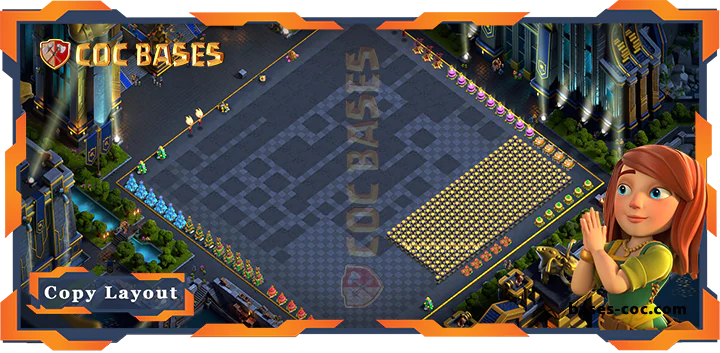 Coc bases Walls - Best Funny Base TH17 with Link, Funny Layout - Clash of Clans (20) [Updated]