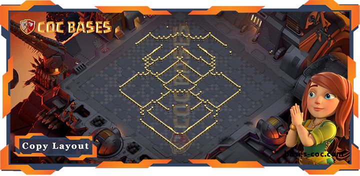 Coc bases Walls - Top Base TH17 with Link, Anti 2 stars, Anti 3 stars, WarCWL Layout - Clash of Clans (10) [Updated]
