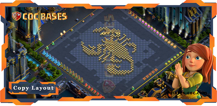 Coc bases Walls - Top Base TH17 with Link, TrollFunny Layout - Clash of Clans (75) [Updated]