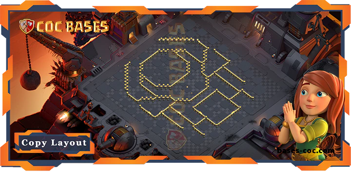 Coc bases Walls - Top Base TH17 with Link, WarCWL, Defense Layout - Clash of Clans (47) [Updated]