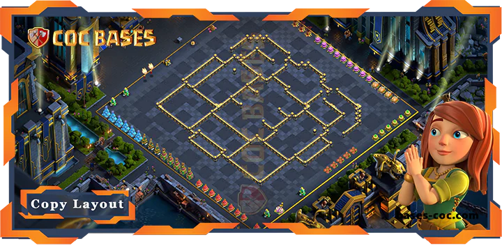 Coc bases Walls - Top Base TH17 with Link, WarCWL, Defense Layout - Clash of Clans (51) [Updated]