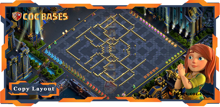 Coc bases Walls - Top Defense Base TH17 with Link, WarCWL Layout - Clash of Clans (50) [Updated]