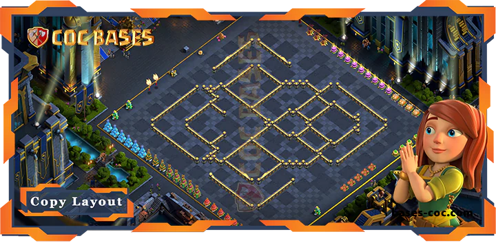 Coc bases Walls - Top Farming Base TH17 with Link, Anti 3 Stars Layout - Clash of Clans (53) [Updated]