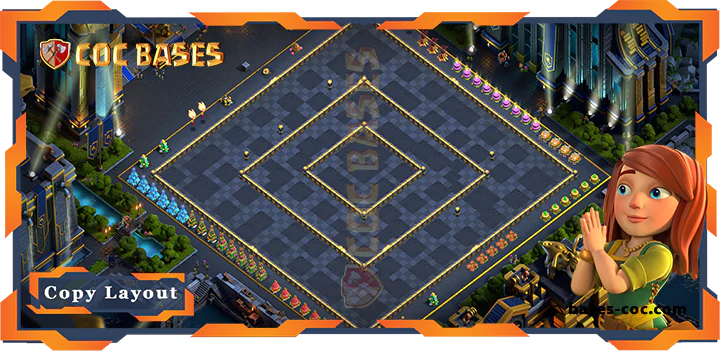 Coc bases Walls - Top Farming Base TH17 with Link, Anti Air Electro Dragon Layout - Clash of Clans (31) [Updated]