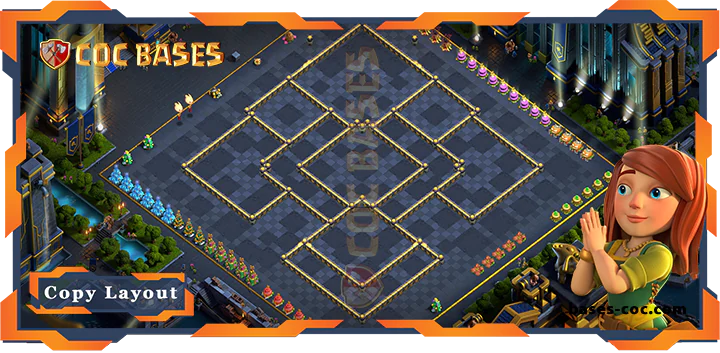 Coc bases Walls - Top Farming Base TH17 with Link, Hybrid Layout - Clash of Clans (58) [Updated]