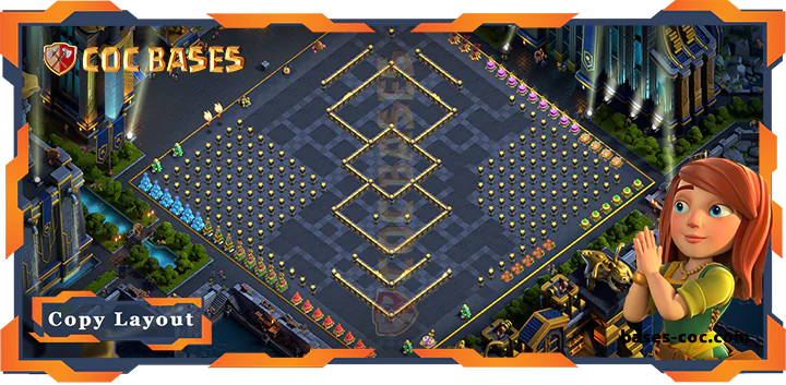 Coc bases Walls - Top Funny Base TH17 with Link - Clash of Clans (42) [Updated]