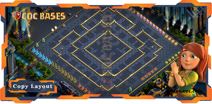 Coc bases Walls - Top Hybrid Base TH17 with Link, Defense, Anti-Everything Layout - Clash of Clans (59) [Updated]